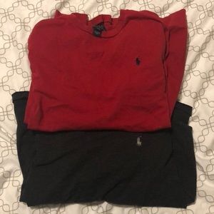 TWO POLO SHIRTS